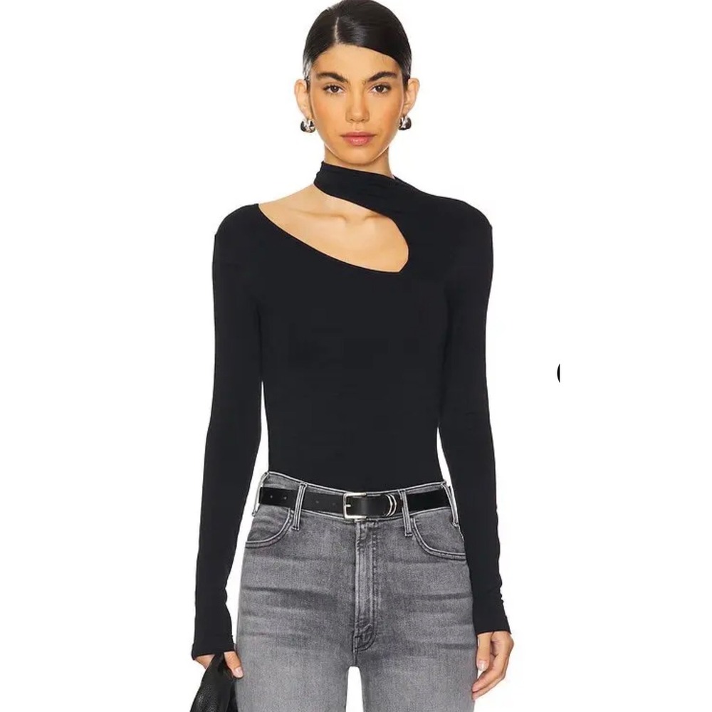 Free People Intimately Tops Women XS/S Blue Black Cutout Seamless Bundle 2pc